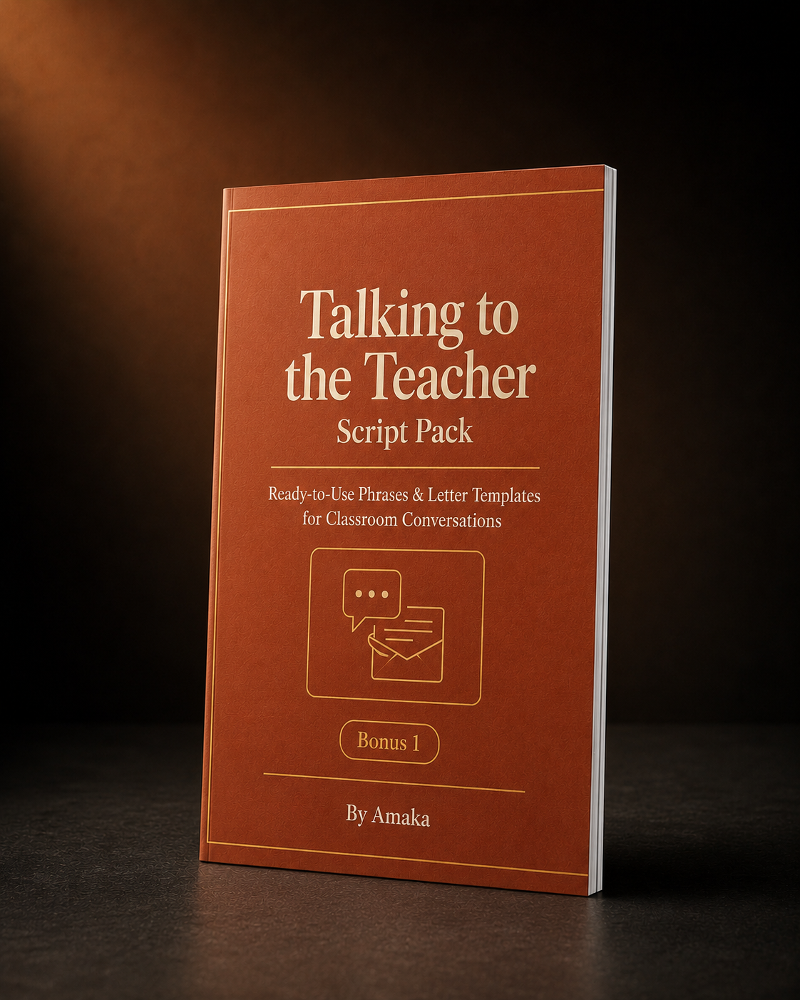 Talking to the Teacher Script Pack mockup